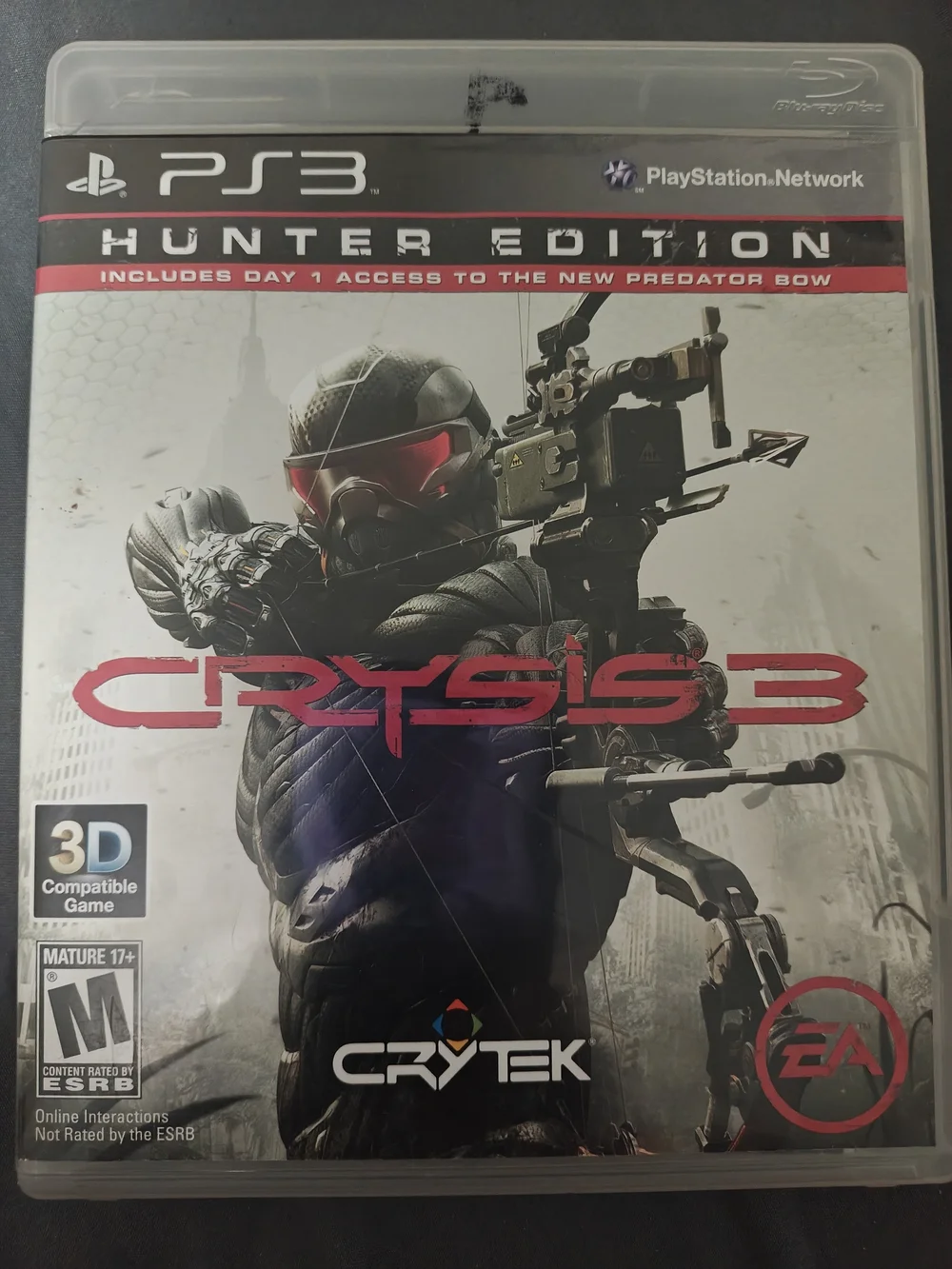 Crysis 3 Hunter Edition - PlayStation 3 (Black/Red)